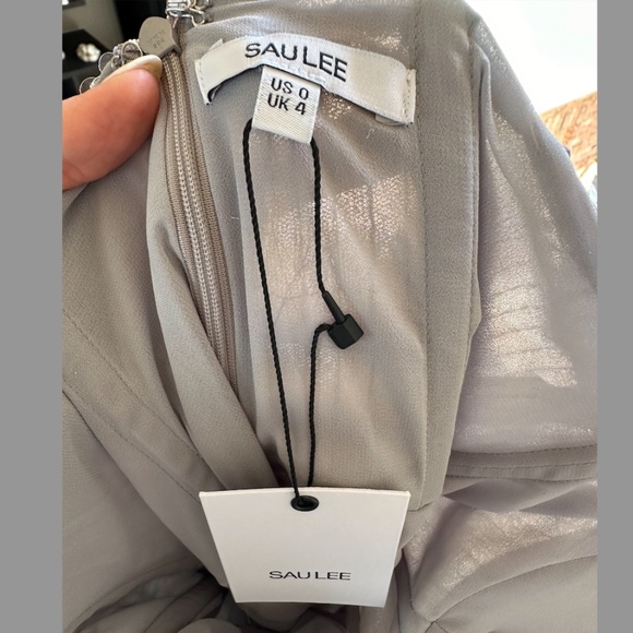SAU LEE - OPAL GOWN IN SILVER - Picture 2 of 5
